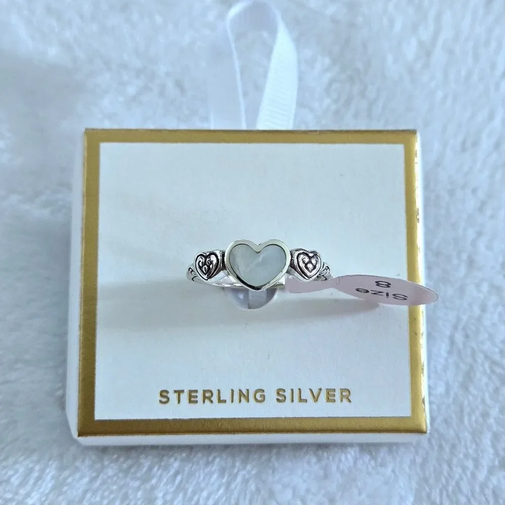 Annika Witt Sterling Silver🤍 Triple3️⃣ Heart❤ Ring💍 - NWT